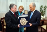 Wizyta prezydenta Izraela Ezymona Peresa w Senacie
